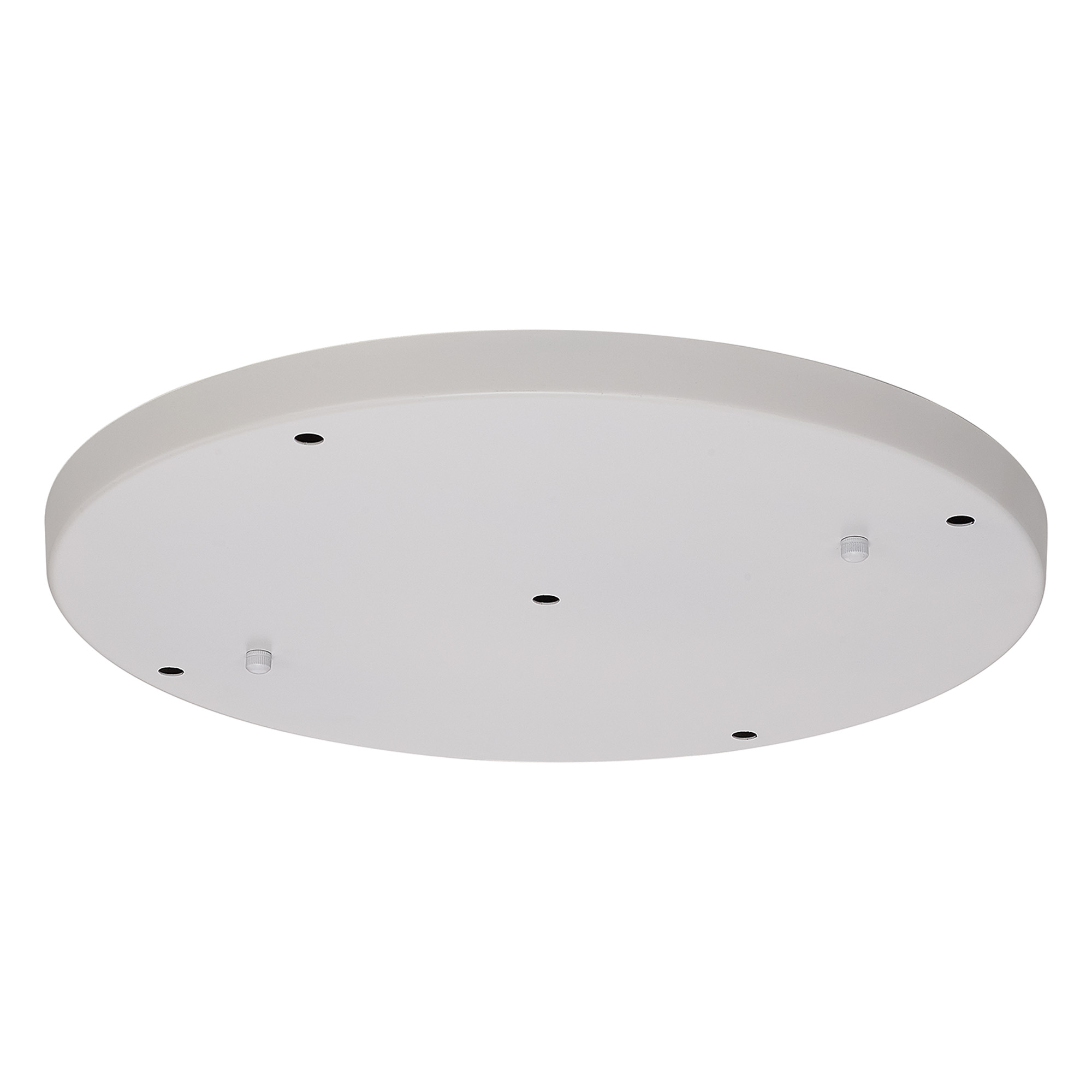 D0830WH  Hayes 5 Hole 40cm Round Ceiling Plate White